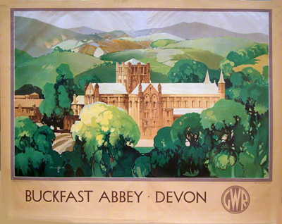 poster Buckfast Abbey Devon