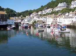 Photograph of Polperro 2013 showing the harbour.