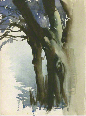 a similar sketch which would have featured in a major new picture. A picture in watercolour by claude buckle