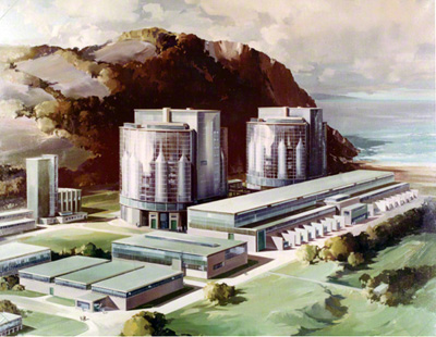 View of Hunterston A atomic power station