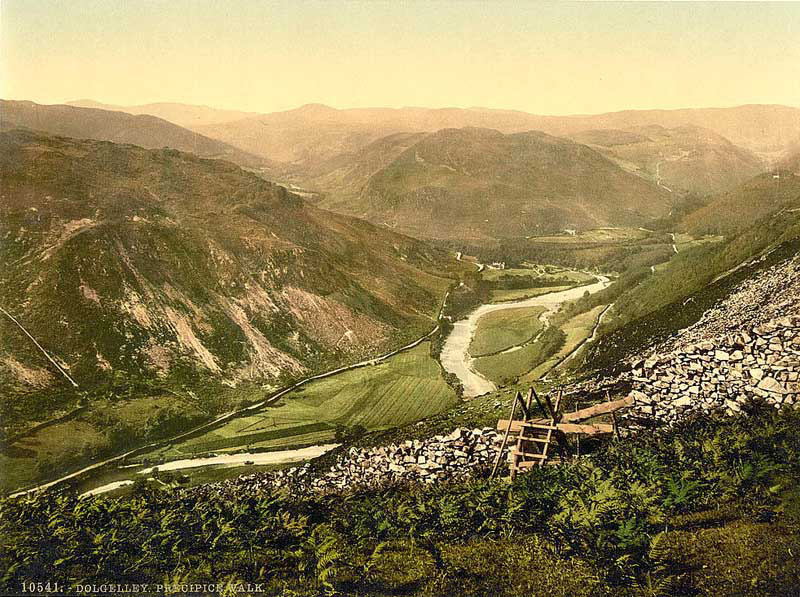 Photograph of The Precipice Walk one of the famous attractions of Dolgellau, North Wales.