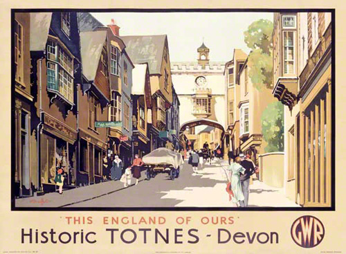This England of ours: Historic Totnes East Gate Arch Devon