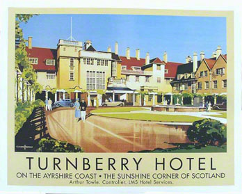 Turnberry Hotel on the Ayrshire coast